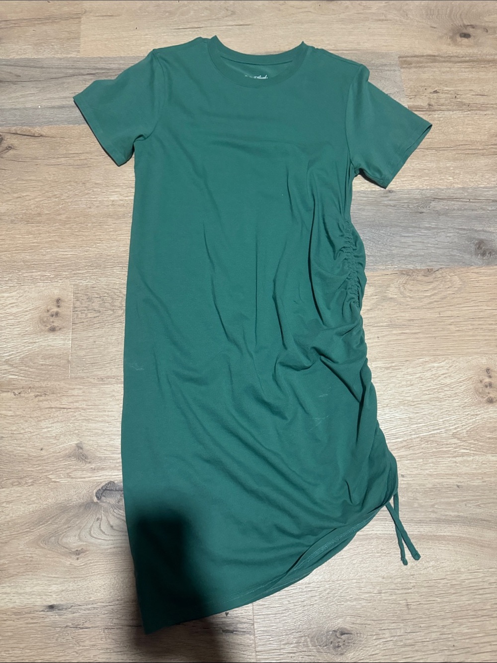 Universal Thread Green Ruched Tshirt Dress